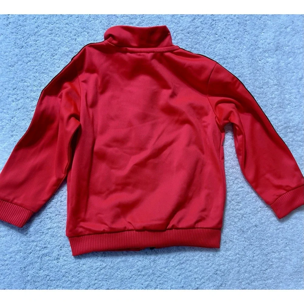 Adidas Firebird Tracksuit Jacket ONLY Toddler 18M Lucid Red JY0022 (E7)